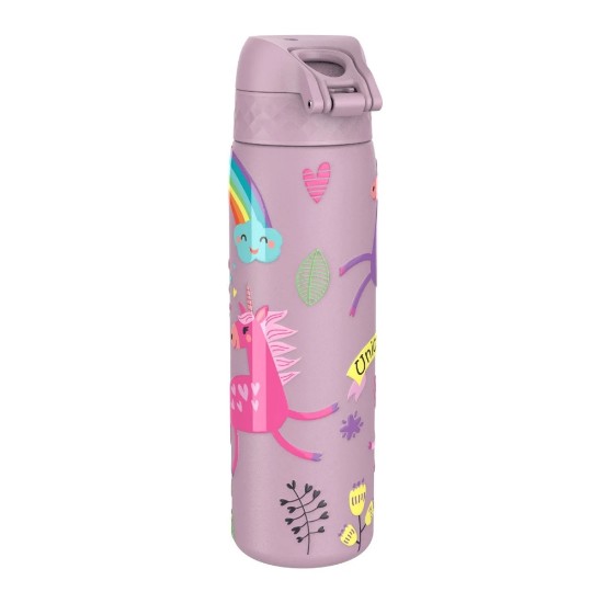 "Slim" kulacs, rozsdamentes acél, 500ml, Unicorns - Ion8