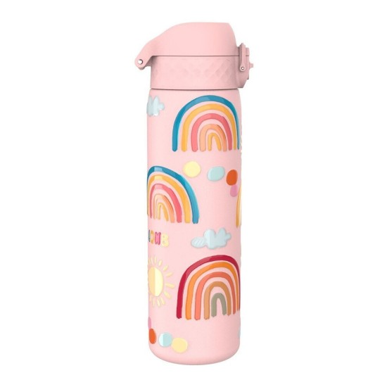 "Slim" kulacs, rozsdamentes acél, 500ml, Rainbows - Ion8