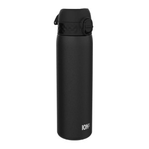 "Slim" kulacs, rozsdamentes acél, 500ml, fekete - Ion8