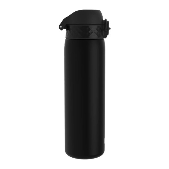 "Slim" kulacs, rozsdamentes acél, 500ml, fekete - Ion8