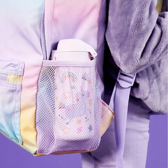 Gyermek vizes palack, rozsdamentes acél, 400 ml, Unicorns - Ion8