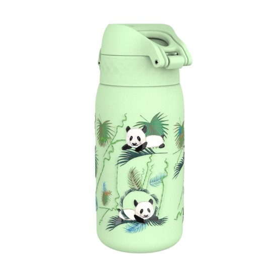 Gyermek kulacs, rozsdamentes acél, 400 ml, Pandas - Ion8