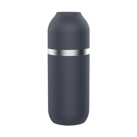 Vákuumlombik, pohárral, rozsdamentes acél, 700ml, "Luma", hamu sötétkék - Ion8
