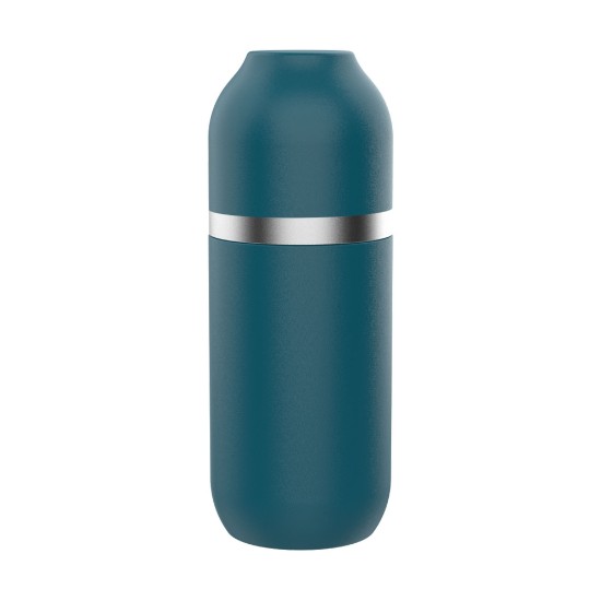 Vákuumlombik, pohárral, rozsdamentes acél, 700ml, "Luma", Deep Teal - Ion8