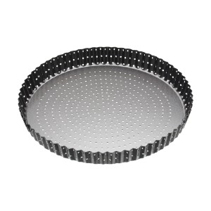 Perforált tapadásmentes sütőforma, acél, 28 cm, "Master Class" - Kitchen Craft