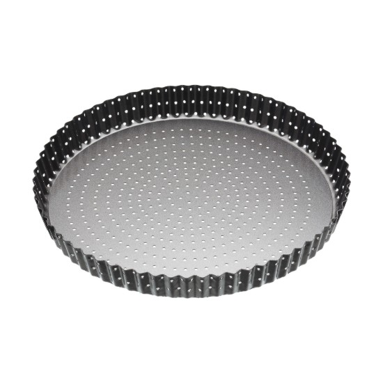 Perforált tapadásmentes sütőforma, acél, 28 cm, "Master Class" - Kitchen Craft