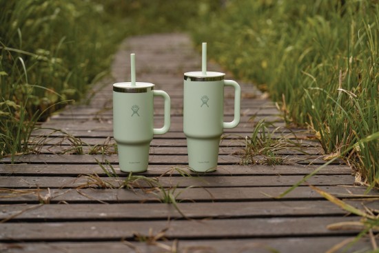 Hőszigetelt pohár, rozsdamentes acél, 710 ml, "All Around Travel", Aloe - Hydro Flask