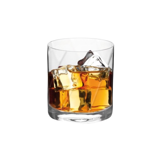 6 darabos whiskyspohár készlet, kristályüveg, 320 ml, "Romance" - Krosno