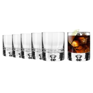 6 darabos whiskyspohár készlet, kristályüveg, 250 ml, "Legend" - Krosno