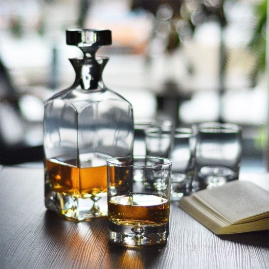 6 darabos whiskyspohár készlet, kristályüveg, 250 ml, "Legend" - Krosno