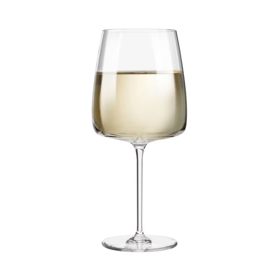4 darabos borospohár készlet, kristályüveg, 650 ml, "Modern"