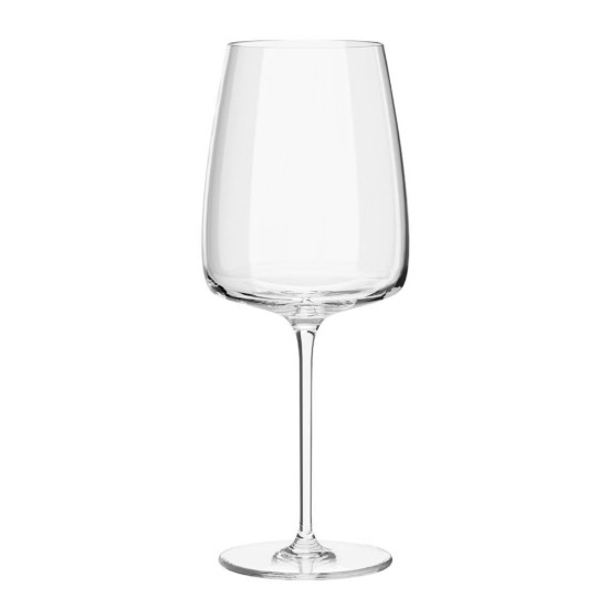 4 darabos vörösboros pohár készlet, kristályüveg, 750 ml, "Modern" - Krosno
