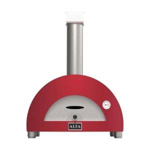 Moderno 1 Pizze fatüzelésű pizzakemencé, piros - Alfa
