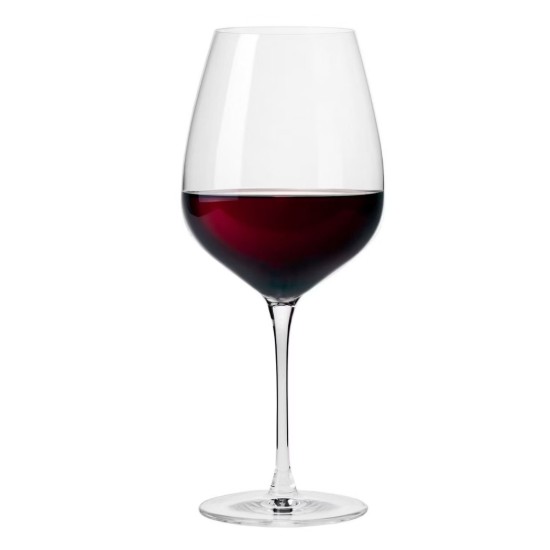 6 darabos Pinot Noir borospohár készlet, kristályüveg, 810ml, "Divine" - Krosno