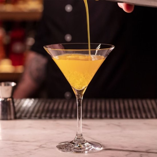6 darabos Martini pohár készlet, kristályüveg, 240 ml, "Avant-Garde" - Krosno