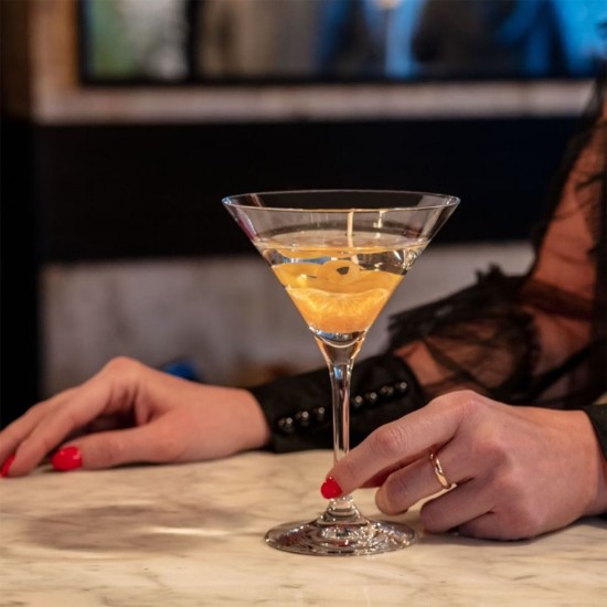6 darabos Martini pohár készlet, kristályüveg, 240 ml, "Avant-Garde" - Krosno