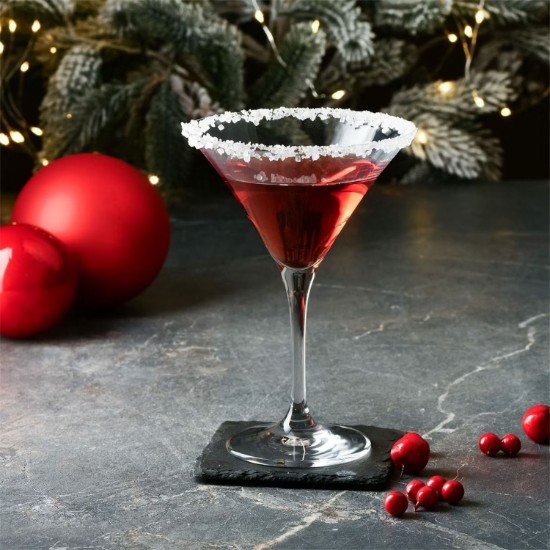 6 darabos Martini pohár készlet, kristályüveg, 240 ml, "Avant-Garde" - Krosno