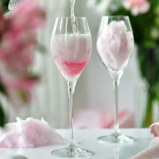 6 darabos Prosecco pohárkészlet, kristályüveg, 300 ml, "Harmony" - Krosno