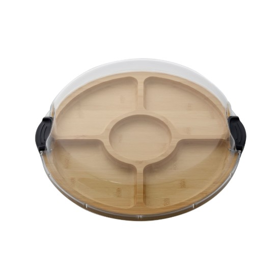 Tálaló fedővel, bambusz, 35,5cm - Farberware