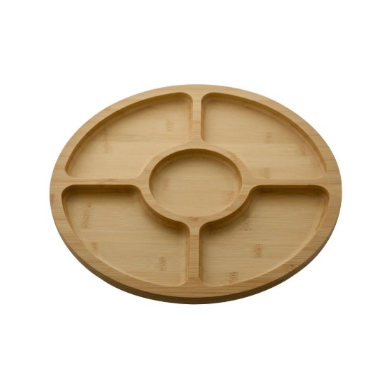 Lemezjátszó, fedővel, bambusz, 35,5 cm, "Farberware" - Kitchen Craft