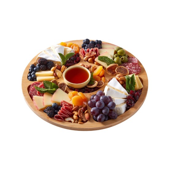 Tálaló fedővel, bambusz, 35,5cm - Farberware