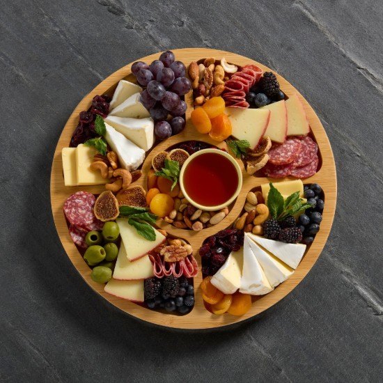 Tálaló fedővel, bambusz, 35,5cm - Farberware