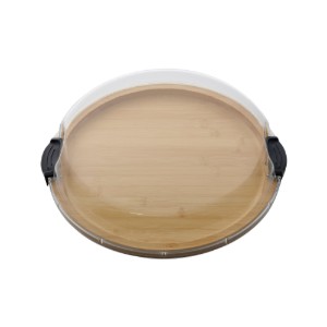 Tálalódeszka, fedővel, bambusz, 35,5 cm, "Farberware" - Kitchen Craft