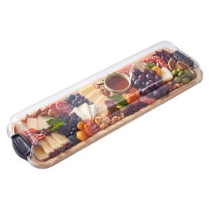 Tálalódeszka, fedővel, bambusz, 17x56 cm, "Farberware" - Kitchen Craft