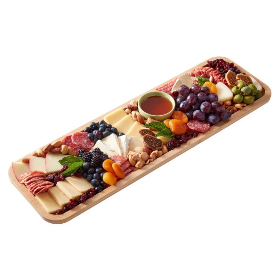 Tálalódeszka, fedővel, bambusz, 17x56 cm, "Farberware" - Kitchen Craft