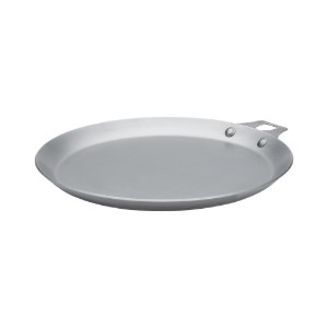 Palacsintasütő nyél nélkül, acél, 26 cm, "Mineral B" - de Buyer