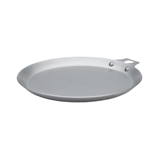 Palacsintasütő nyél nélkül, acél, 26 cm, "Mineral B" - de Buyer