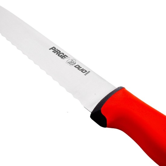 Kenyérkés, 22,5 cm, "Duo", piros - Pirge