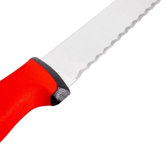 Kenyérkés, 22,5 cm, "Duo", piros - Pirge