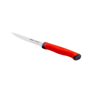 Hámozókés, 12cm, "Duo", Piros - Pirge