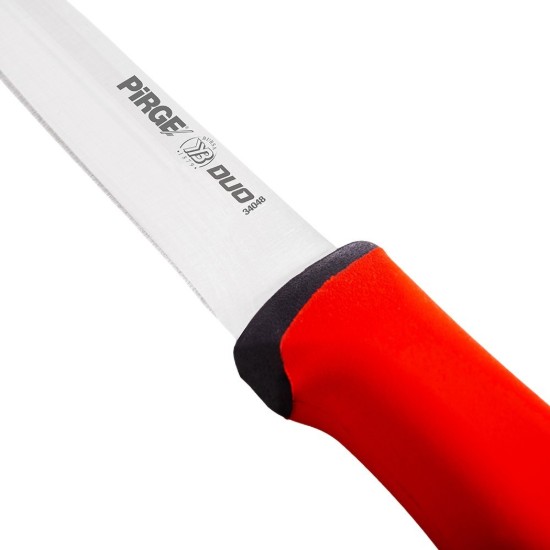 Univerzális kés, 12 cm, "Duo", Piros - Pirge