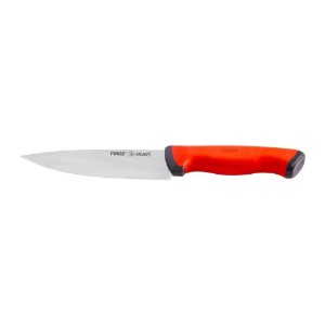 Szakácskés, 16 cm, "Duo", piros - Pirge