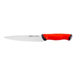 Szakácskés, 19 cm, "Duo", piros - Pirge