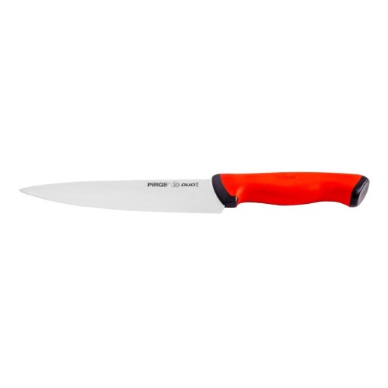 Szakácskés, 19 cm, "Duo", piros - Pirge