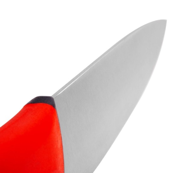 Szakácskés, 19 cm, "Duo", piros - Pirge