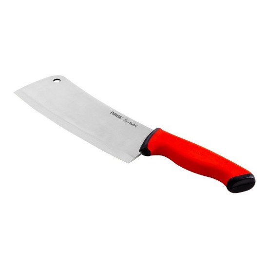 Keskeny húsvágó kés, 22 cm, "Duo", Piros - Pirge