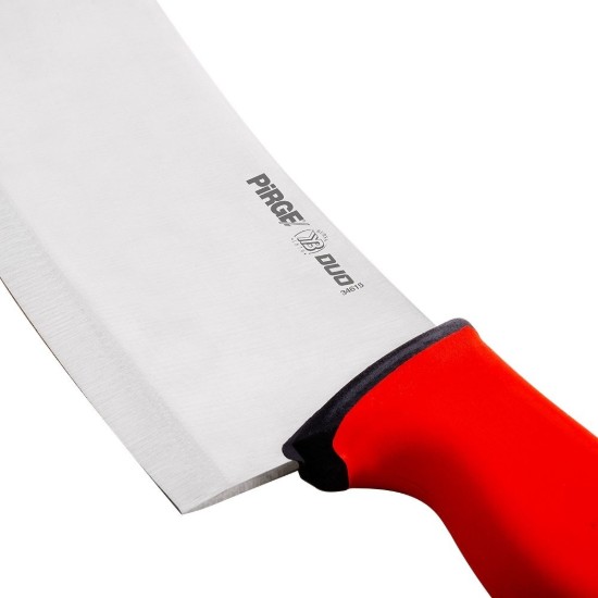 Keskeny húsvágó kés, 22 cm, "Duo", Piros - Pirge