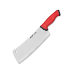 Keskeny húsvágó kés, 22 cm, "Duo", Piros - Pirge