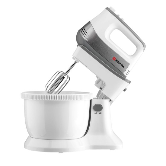 Kézi mixer forgó tállal, 500 W - Zokura