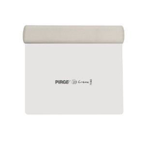 Tésztakaparó, rozsdamentes acél, 12 cm, "Creme", Fehér - Pirge