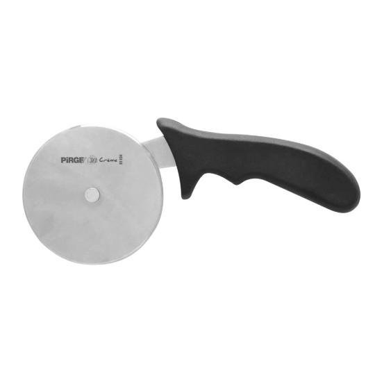 Pizzaszeletelő, rozsdamentes acél, 10 cm, "Creme", fekete - Pirge