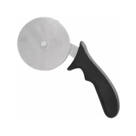 Pizzaszeletelő, rozsdamentes acél, 10 cm, "Creme", fekete - Pirge