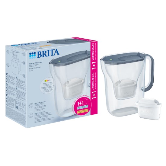 BRITA Style vízszűrő kancsó 2,4 l + 2 Maxtra Pro szűrő (Stone Blue)