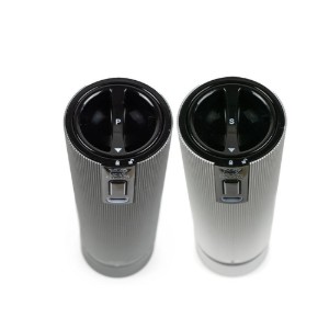 2 darabos elektromos só- és borsőrlő készlet, 15 cm,  "Line Z", Carbon/Aluminum - Peugeot