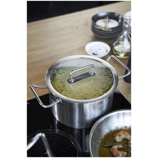 Rozsdamentes acél főzőedény, fedővel, 20 cm/3,5 l, "ZWILLING Pro" - Zwilling
