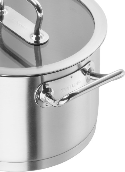 Rozsdamentes acél főzőedény, fedővel, 20 cm/3,5 l, "ZWILLING Pro" - Zwilling